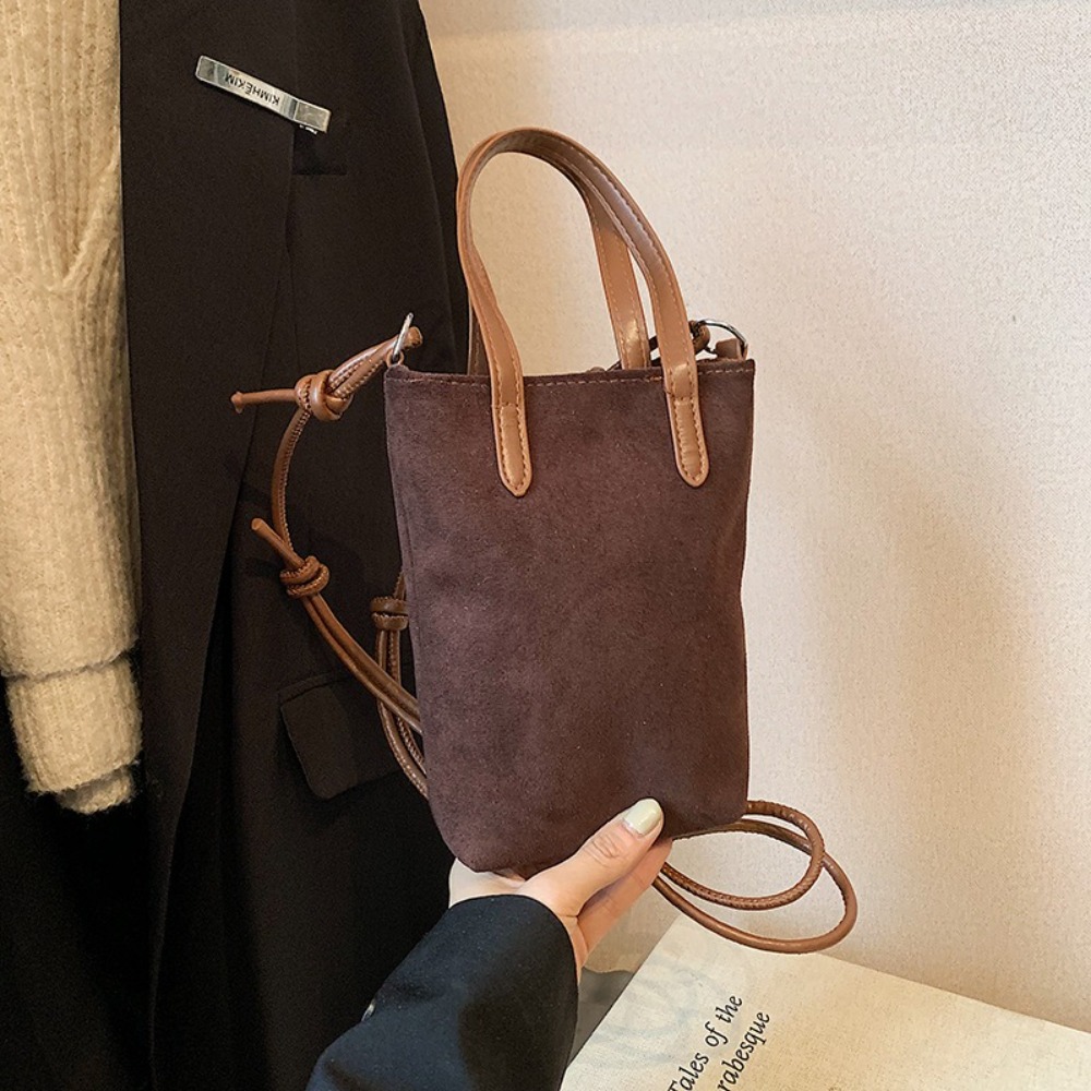 Interior Design Korean Style - Bolsa de Ombro Retro em PU