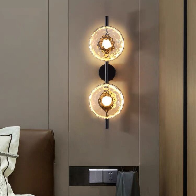 Interior Design Guest Room - Luminárias de Parede de Arte Interior