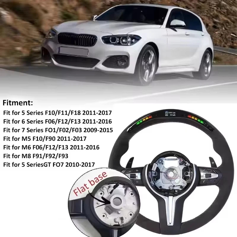 Volante de couro para BMW F10  - Interior Design Styles avaliação e preço